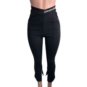 NWT Alexander Wang Black High-Waist Capris